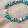 Heartsease Turquoise Bracelet, thumbnail 3 of 6