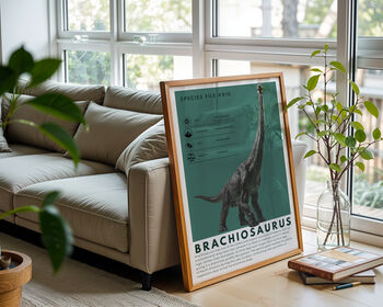 Brachiosaurus | Dinosaur Art Print, 2 of 8