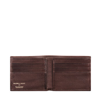 Personalised Men's Leather Wallet 'Vittore Soft Grain', 8 of 12