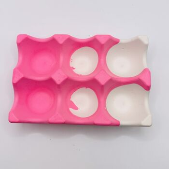 Egg Tray Pink And White, 6 of 9