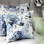 Blue Hydrangea Cushion Cover, thumbnail 1 of 6