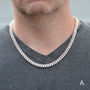 Sterling Silver Chain For Man, Curb Chain For Man, thumbnail 5 of 7