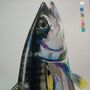 'The Mackerel' Limited Edition Spray Paint And Print, thumbnail 1 of 8