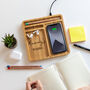 Personalised Wireless Charger Desk Tidy, thumbnail 3 of 6