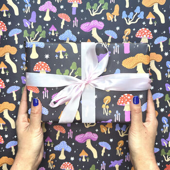 Mushrooms Luxury Wrapping Paper, 5 of 7