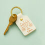 Personalised Zodiac Leather Keyring, thumbnail 1 of 9