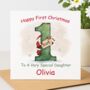 Personalised First Christmas Card, thumbnail 1 of 2
