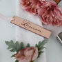 Rose Gold Mirrored Table Settings Favour Bookmark, thumbnail 2 of 6