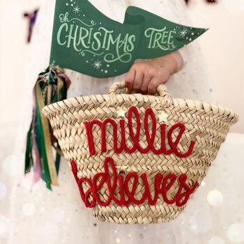 Personalised Christmas Basket, 3 of 7
