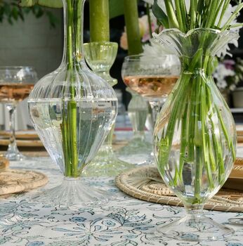 Fluted Glass Vases, 9 of 10