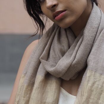 Soft Pashmina Cashmere Wrap Shawl Scarf From Kashmir, 2 of 11