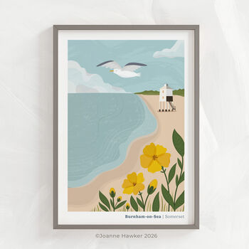 Burnham On Sea Coastal Art Print, 2 of 5