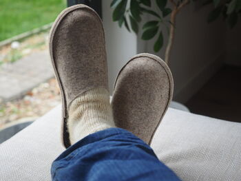 Personalised Handmade Felt Slippers, 3 of 9