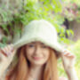 Green Fluffy Bucket Hat, thumbnail 3 of 4