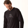 Lunar Space Tech Black Long Sleeve Top, thumbnail 4 of 6