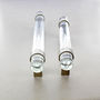 Clear Glass Cabinet Kitchen Cupboard Bar Handles, thumbnail 2 of 5