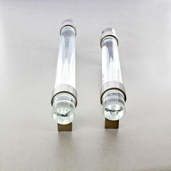 Clear Glass Cabinet Kitchen Cupboard Bar Handles, 2 of 5
