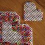 Love Heart Beaded Placemat And Coaster Set, thumbnail 9 of 9