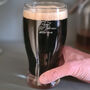 80th Birthday Shooting Star Pint Glass, thumbnail 6 of 7