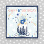 6th Birthday Card Cake Theme Boy/Girl, thumbnail 1 of 2