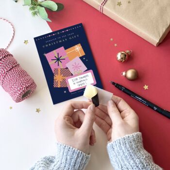 Christmas Surprise Scratch Gift Card, 3 of 6