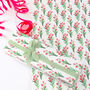 Vibrant Tulip Print Gift Wrapping Paper, thumbnail 1 of 4