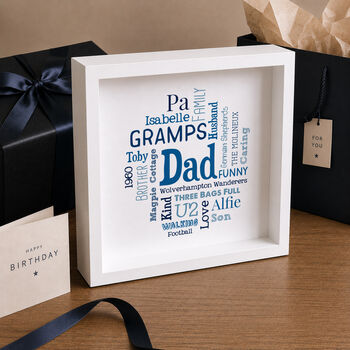 Personalised Word Art Print For Him, 6 of 10