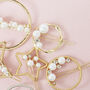 Gold, Pearl And Crystal Hair Clips, thumbnail 9 of 9