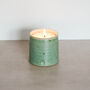 Speckled Clay Candle Pot With Refill Eucalyptus, thumbnail 1 of 6