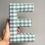 Sage Green Fabric Letters, thumbnail 7 of 8
