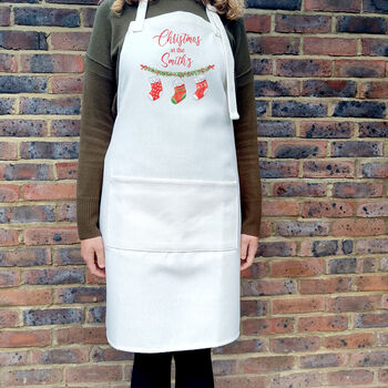 Personalised Family Christmas Apron, 3 of 7