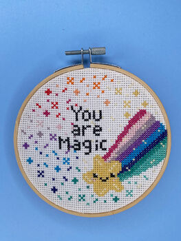 You Are Magic Cross Stitch Kit, 7 of 7