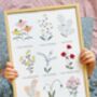 Personalised Children's Wildflower Affirmation Print, thumbnail 2 of 2