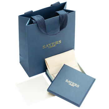 Personalised 9ct Solid Gold Oval Chain Cufflinks, 5 of 5