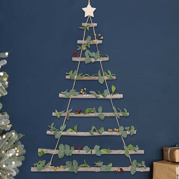 Metallic Mistletoe Christmas Tree Ladder, 6 of 6