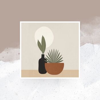 Minimalist Botanical – Premium Small Framed Paint By Numbers Kit | Creative Art Gift Made In Europe, 3 of 3