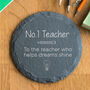 Personalised Coffee Coaster End Of Year Gift For Teacher, thumbnail 5 of 10