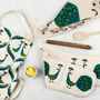 Peacock Double Oven Gloves, thumbnail 2 of 4