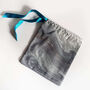 Silver Marble / Glitter Print Christmas Reusable Pouch, thumbnail 5 of 7