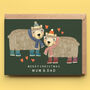 Mum And Dad Bears Christmas Card, thumbnail 1 of 2