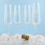 Personalised Wedding Party Champagne Flute, thumbnail 3 of 8