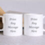 Personalised Custom Message Mug – 10oz Glossy White, thumbnail 3 of 8