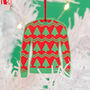 Christmas Jumper Tree Decoration, thumbnail 2 of 4