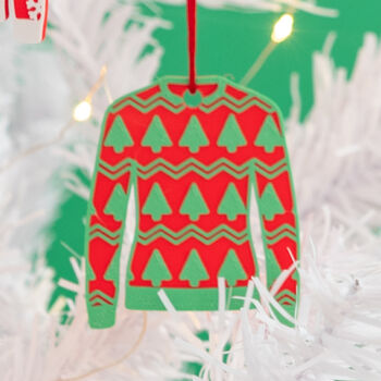 Christmas Jumper Tree Decoration, 2 of 4