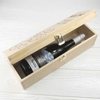 Personalised Floral Mother's Day Wine Box, 9 of 10