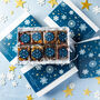 Christmas 'Snowflakes' Vegan Luxury Brownies, thumbnail 1 of 4