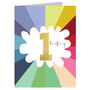 Mini Gold Foiled 1st Birthday Card, thumbnail 2 of 4
