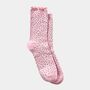 Women's Four Pair 'Briar Rose Pinks And Greens' Sock Gift Box, thumbnail 6 of 6