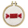 You Crack Me Up! Christmas Mini Matchbox Cross Stitch Kit, thumbnail 3 of 5