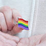 Pride Pin Rainbow Flag Badge Lgbtq+, thumbnail 1 of 4